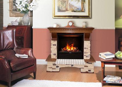 Портал из камня Dimplex Pierre Luxe для Albany темный дуб/сланец